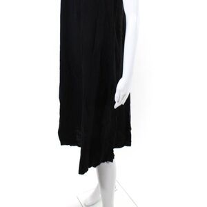 193- Elan NWOT Black Strappy Sheer Cover-Up Dress, Size Medium